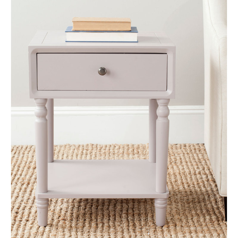 Table de chevet Quamaine, Gris mauve