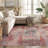 Griffey Vintage Boho Machine Washable Red/Blue Non-Slip Backing Area Rug-784186092