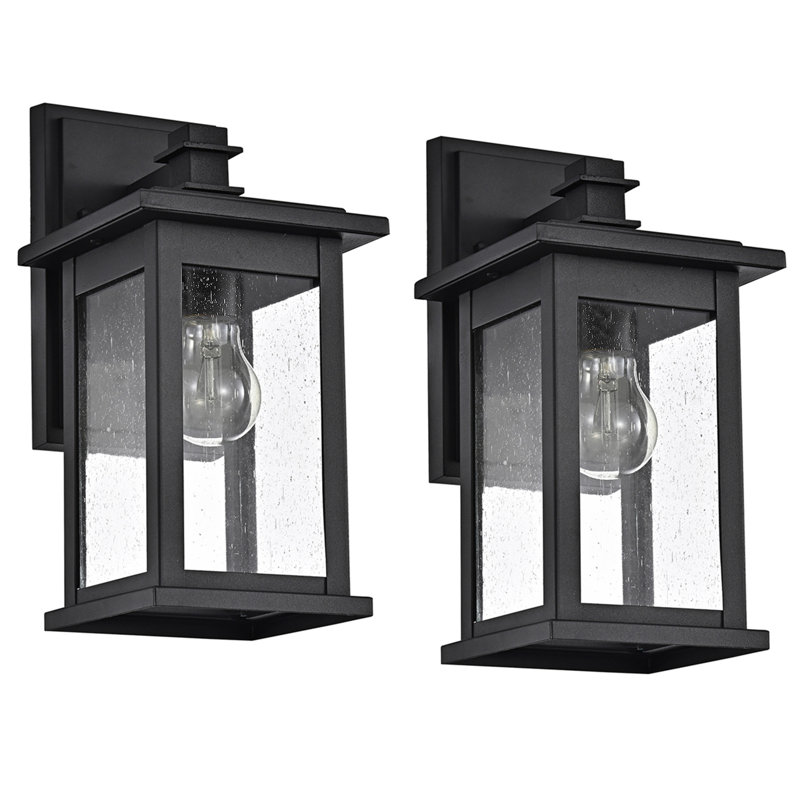 Bellany Wall Light, Matte Black, 2 Lights