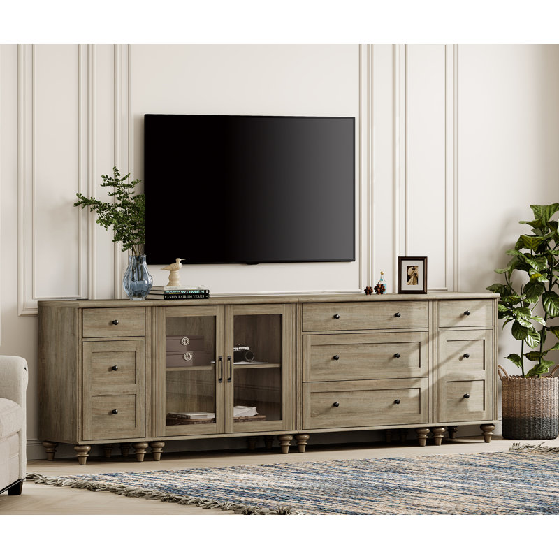 Buffet 100,8 po Abinaash, Gris délavé