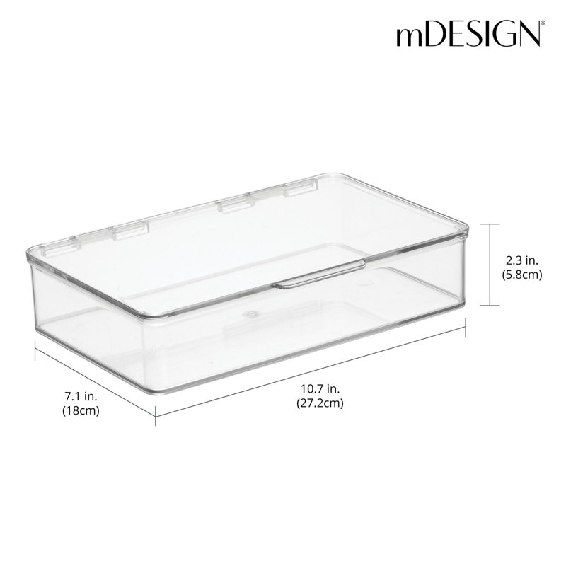 Bathroom Plastic Storage Bin Set