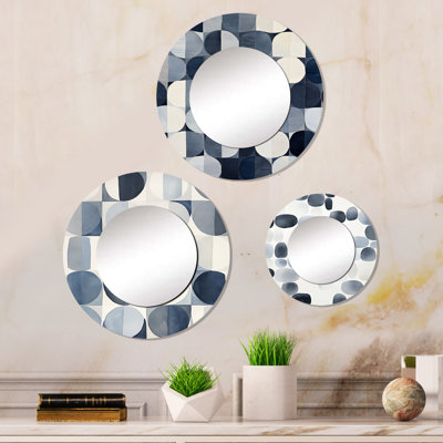Ellizabeth Metal Round Mirror
