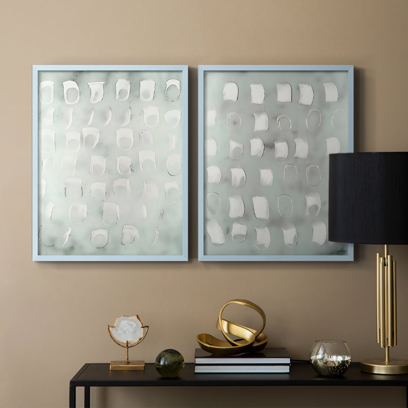 Série ABSTRACT DCCL XXVII - Reproduction encadrée de qualité supérieure - prête à être accrochée - aucun clou requis - aucun clou requis