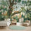 Papier peint léopard forêt tropicale