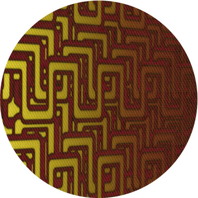 Washable Geometric Indoor Rug