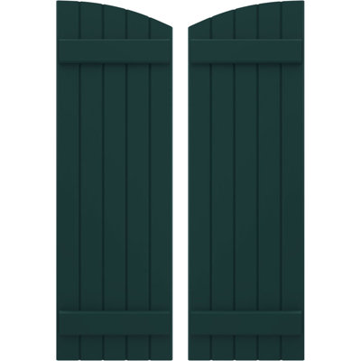Volets de planche-n-lattes jointes avec plateau elliptique Americraft (2 lattes) (par paire)