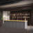 Large Rectangular Bar Counter，Rustic Reception Desk-106850086