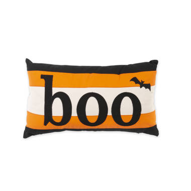 Whimsical Pink & Orange Canvas Halloween Pillows – Elysia Home