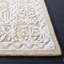 Pezanetti Geometric Handmade Tufted Wool Orange/Ivory Area Rug-368535158