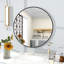 Miroir mural rond en aluminium Bhage-747923988-747923983