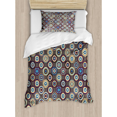 Geometric Modern & Contemporary Geometric Shapes Duvet Cover