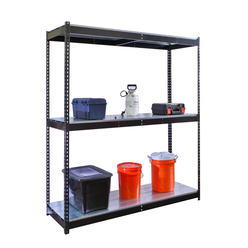 Rivetwell Metal Shelving Unit, 72"W x 24"D x 84"H