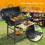 Dakota Fields Barrowman 105cm W Charcoal Grill