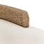 Caney Outdoor Double Chaise-Vergo Cream