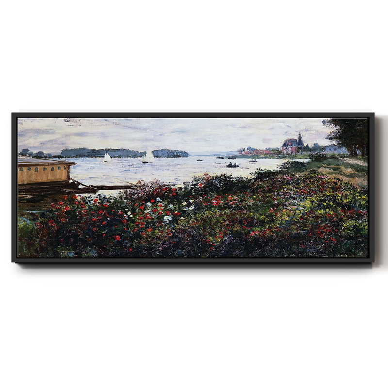 Berge à Argenteuil, 1877, H 8 po x l 20 po x P 1,5 po, Noir