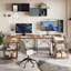 Thielsen Modular L-Shaped Steel Computer Desk-1424674026