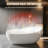 63" Solid Surface Freestanding Bathtub
