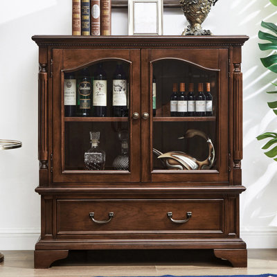 Buffet en bois manufacturé noyer massif