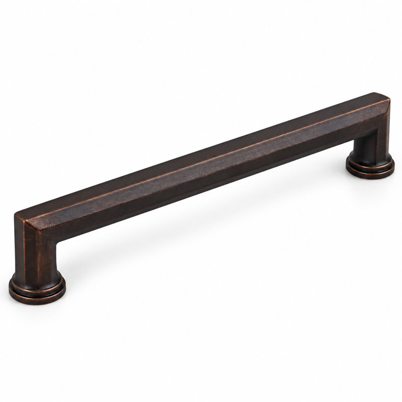 Facette 8.69 Center to Center Bar Pull, Dark Antique Copper