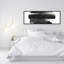 Toile noire à formes minimalistes | Décoration encadrée pour chambre à coucher-119861326