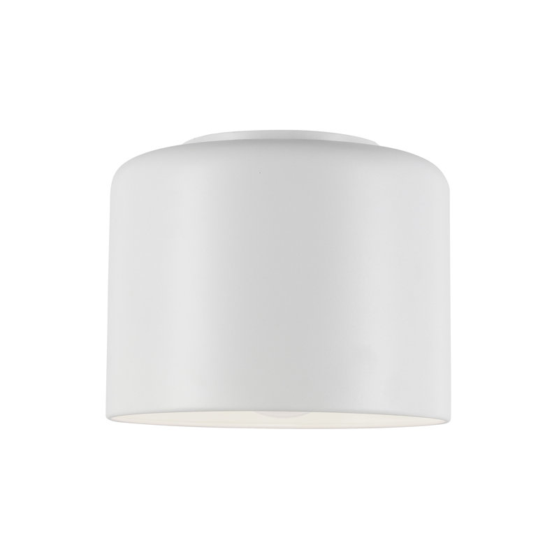 Plafonnier encastré noir mat 60 W Axtin, Blanc, Blanc