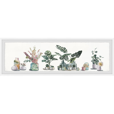 Tropical Container Garden by Parvez Taj - Single Picture Frame Painting
