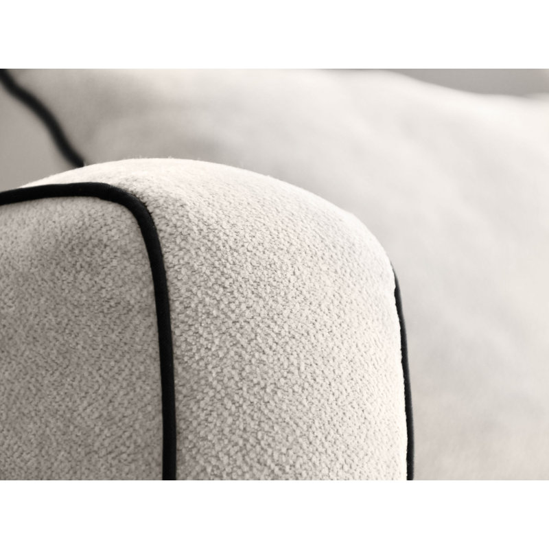 Bernella Upholstered Swivel Armchair, Light Beige