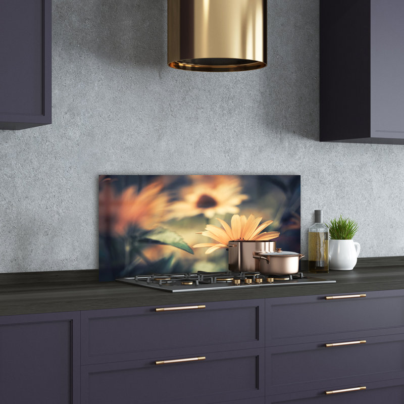 50cm W x 100cm L Glass Peel and Stick Panel