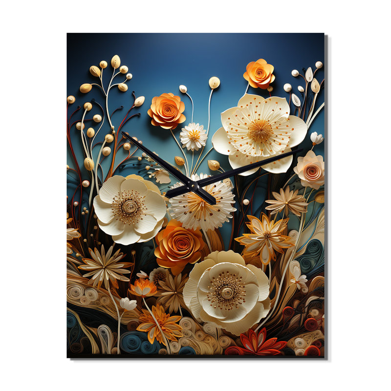 Horloge murale Annek - Prairies, Petit