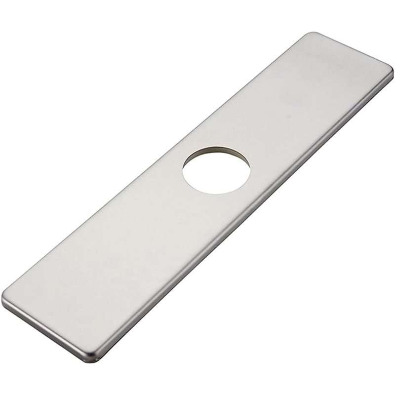 Polished Chrome Stainless Steel 10 Inch Sink Hole Cover Deck Plate