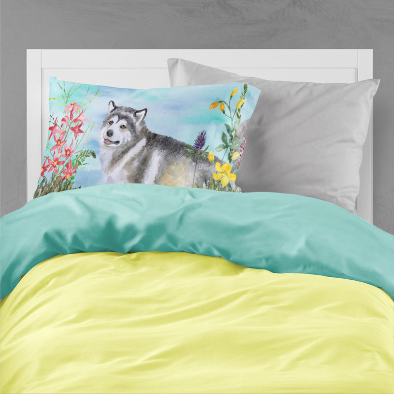 Taie d’oreiller spring, Malamute d’Alaska
