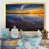 Impression dorée sur toile encadrée