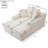 64''x46'' Chaise Lounge Chair Indoor, Oversized Upholstered Sofa Bed, Sleeper Couch Reading Chairs Fluffy Plush Faux Fur Cloud Sofas Couches for Living Room-116264482