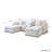 Kyna Upholstered 5-piece Linen Slipcovered Sectional(3 Seat)-1240208910