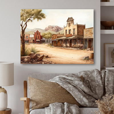 " Large Wild West Arizona Town III "