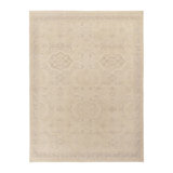 Distressed Homage Hand Knotted Wool Geometric Area Rug