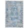 Tapis bleu / ivoire Rumsey