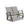 Askar Powder Coated Aluminum Outdoor Glider