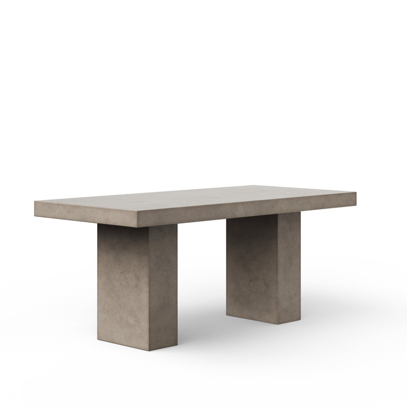 Table de salle à manger Kareen, Gris foncé, Table de comptoir (hauteur de 36,25 po), L 82,75 po x l 39,25 po