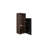 Black & Walnut Cupboard - Elegant And Bathroom Shelving Walnut, Space