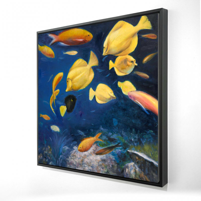 «Fish Under The Sea», H 24 po x l 24 po