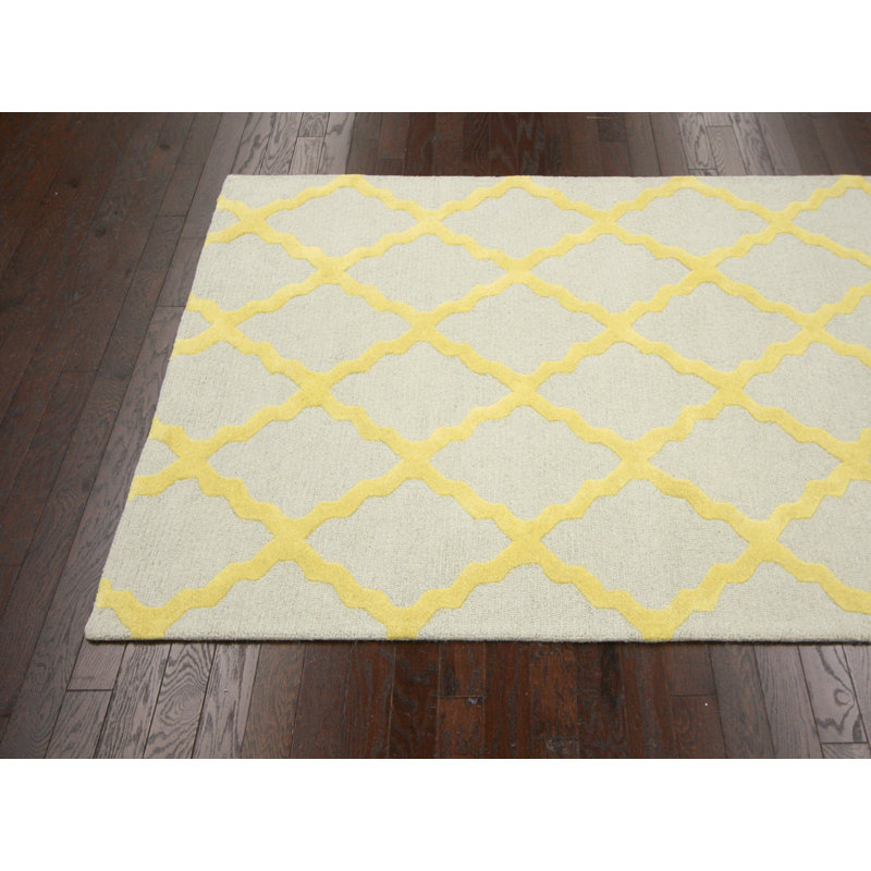 Tadlock Wool Geometric Indoor Rug, Rectangle 8'3" x 11'