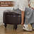24'' Wide Upholstered Round Storage Ottoman-1722480301