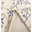  Housse de couette en coton bleu / crème standard-1563146081
