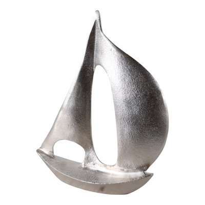 Sculpture de voilier en métal Amanie Modern
