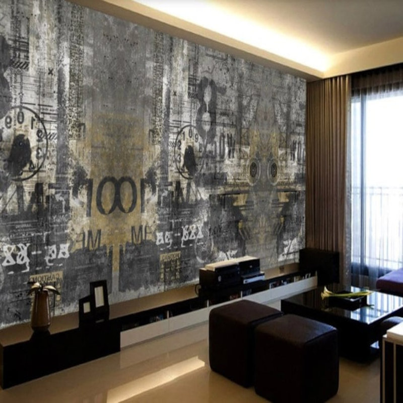 Industrial Echoes, 108'' L x 96'' W