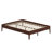 Modern Minimalist Platform Bed with Reinforced Slat Foundation-778738321