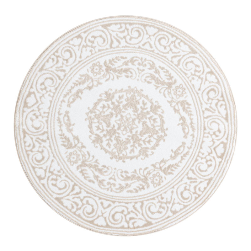 Tapis Charlton Home® Hermitage, Rond 4 pi