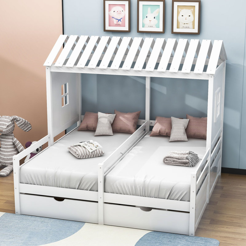 Harper Orchard Arnoldine Kids Twin Bed with Drawers | Wayfair