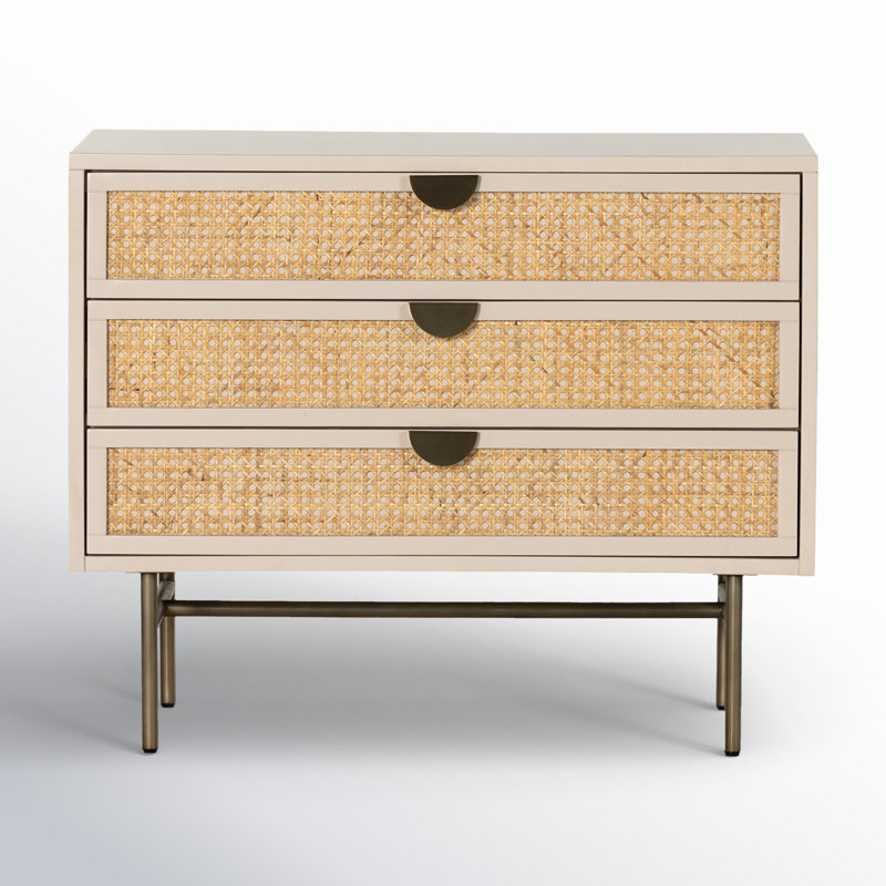 Luella Large Nightstand - Matte Alabaster